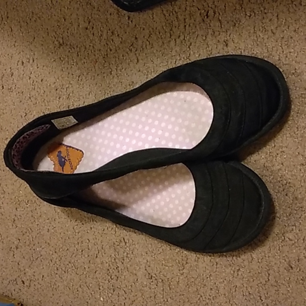 Rocketdogs black flats 8.5m